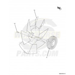 W0007657 - Workhorse Fan Blade Asm (with Clutch)